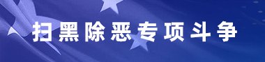 扫黑除恶专项斗争
